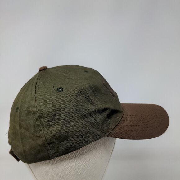 NRA Strapback Hat Green Brown Adjustable 58 CM Embroidered Logo 2nd Amendment - Picture 4 of 7